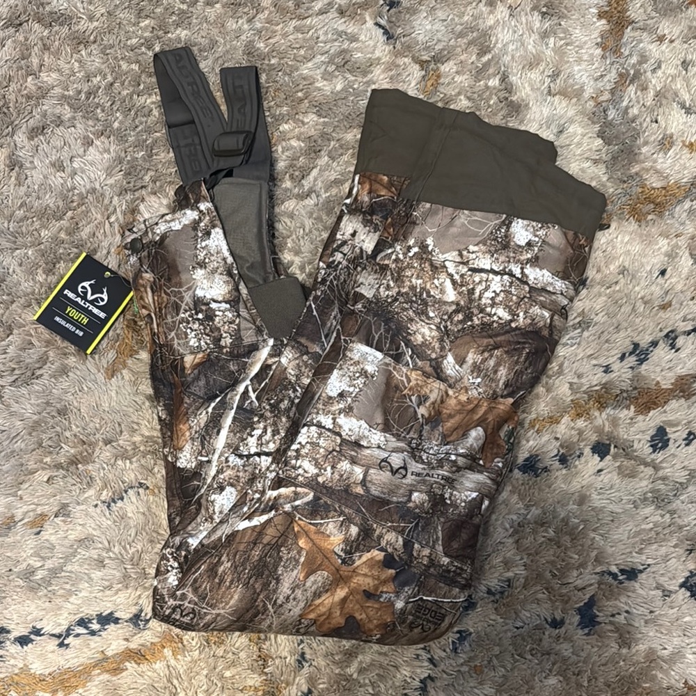 Realtree Camouflage Overalls Brown and Green Outdoor Essential